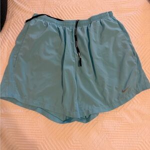 Nike Men’s Light Blue Running Shorts - 5in Inseam Medium